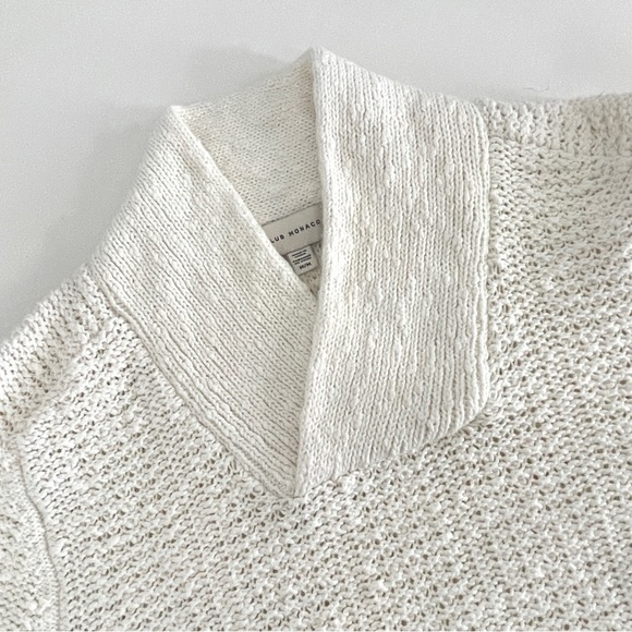 Club Monaco NWOT Cotton Knit V Neck Sweater - Picture 7 of 9